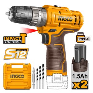 Κρουστικό Δραπανοκατσάβιδο Μπαταρίας 12V Li-Ion 20Nm